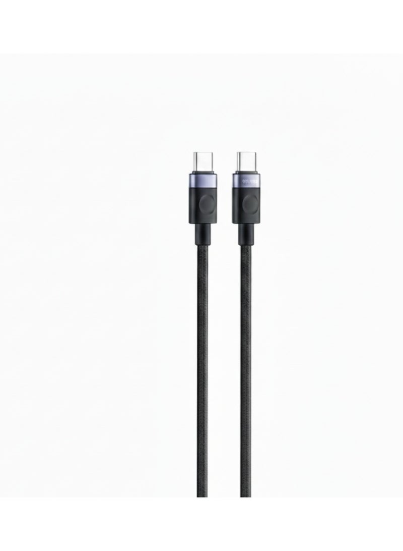 فين ديونز كابل شحن ونقل بيانات سريع من النوع C إلى النوع C بقدرة 60 واط، كابل USB-C متين لأجهزة الكمبيوتر المحمولة والأجهزة اللوحية والهواتف الذكية - 1 متر - Image 2